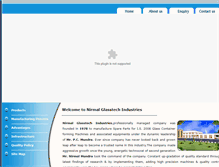 Tablet Screenshot of nirmalglasstech.com